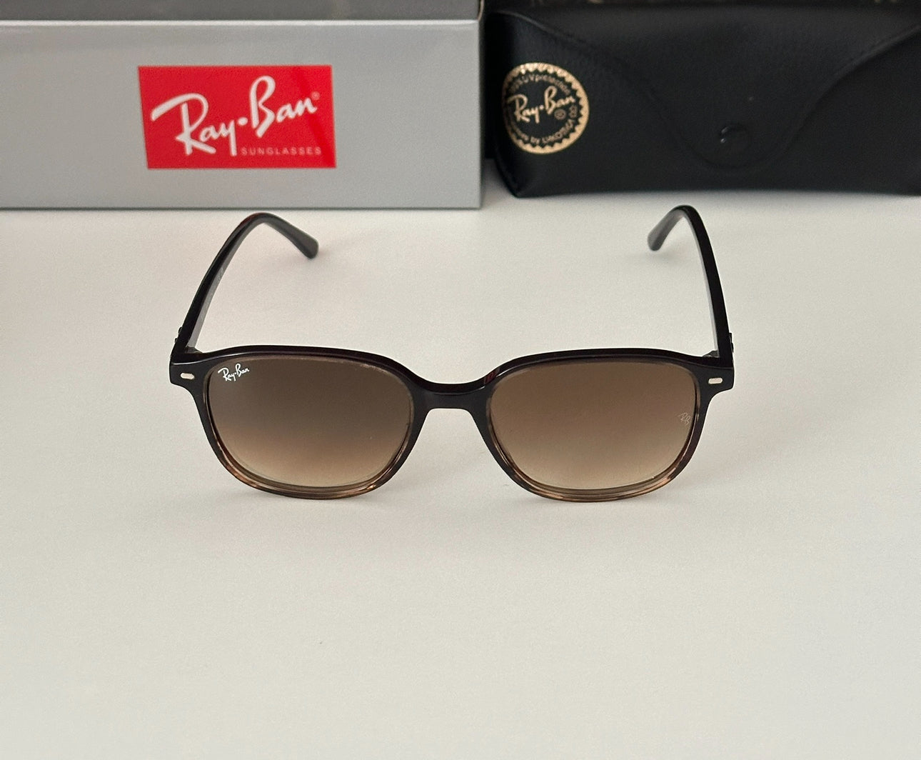 Ray-Ban 2193 663804 51 Leonard Unisex Lacivert Köşeli Çerçeve Güneş Gözlüğü